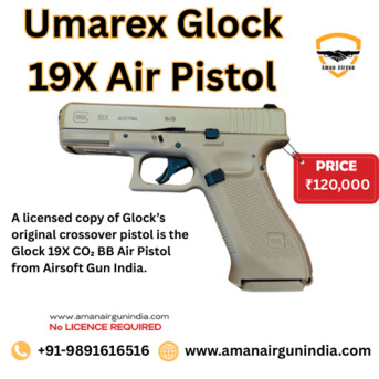 New Delhi, Sporting Goods, INR 120000,  Buy Glock 19X Air Pistol | Aman Air Gun