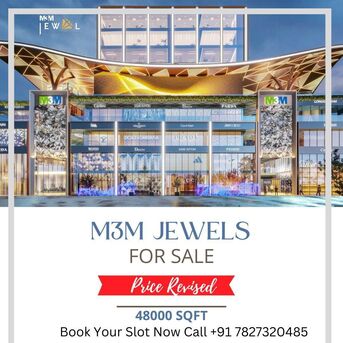 Gurgaon, Offices, Premium Commercial Identity With M3M Jewels Commercial Project Gurgaon