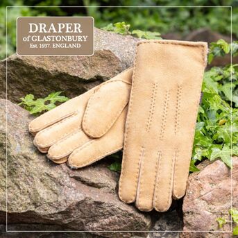 London, Clothing & Accessories, Womens Sheepskin Mittens By Draper Of Glastonbury &ndash; Warm & Cosy