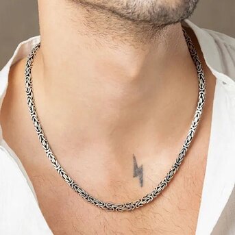 Sydney, Jewelry, AUD 650,  Premium Sterling Silver Mens Necklace Australia By Zehrai