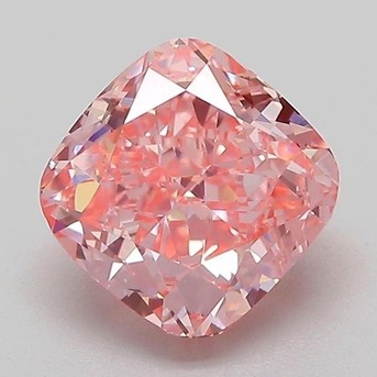 New York, Jewelry, USD 2058,  IGI Certified 2.02 Ct Cushion Cut Lab-Grown Pink Diamond &ndash; Vivid