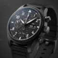 AED 27500,  IWC Pilot&rsquo;s Watch Chronograph Top Gun Black Ceramic