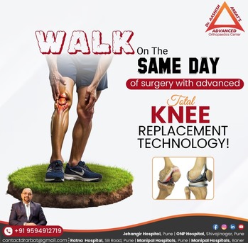 Pune, Health, Robotic Knee Replacement Doctor In Sangamvadi Pune   - Dr. Aashish Arbat