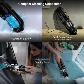 Mumbai, Electronics, Portable Car Vacuum Cleaner For Easy, Everyday Car Cleaning