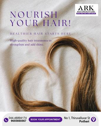 Chennai, Health, ARK Multi Speciality Clinic &ndash; Advanced Hair And Scalp Care In Potheri & Maraimalai Nagar