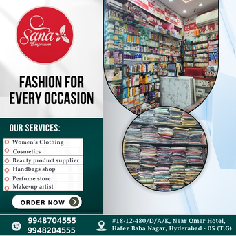 Hyderabad, Business, Ladies Garments Shop In Hafiz Baba Nagar