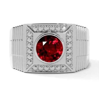New York, Jewelry, USD 3760,  Classic 1.23 Cts Men&rsquo;s Ruby Rings &ndash; Limited Stock At GemsNY