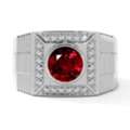 USD 3760,  Classic 1.23 Cts Men&rsquo;s Ruby Rings &ndash; Limited Stock At GemsNY