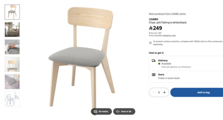 Ghirnatah, Furniture, SAR 1200,  Dining Table And 4 Chairs