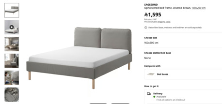 Riyadh, Furniture, SAR 2000,  Queen Bed And Mattress