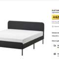 SAR 1200,  Ikea Queen Bed And Mattress