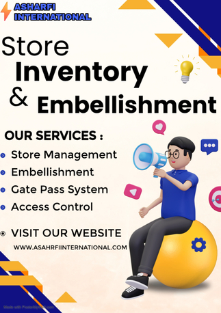 Islamabad, ERP, Store Inventory & Embellishment Management System