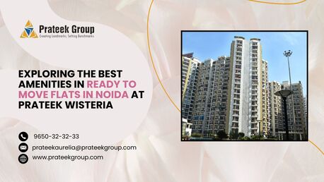 New York, Apartments/Houses, Studio,  Exploring The Best Amenities In Ready To Move Flats In Noida At Prateek Wisteria