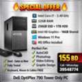 BHD 155,  Dell Core I7 PC 3.40GHz | 32GB RAM | 256 SSD+1TB | Win 11 Pro | AutoCAD & Video Editing /