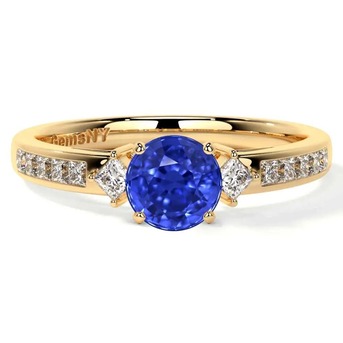 New York, Jewelry, USD 2157,  Shop Sapphire And Diamond Ring Online GemsNY