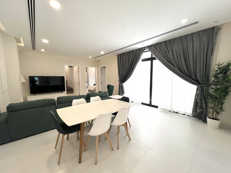 Janabiya, Apartments/Houses, BHD 600/month,  3 BR,  150 Sq. Meter,  Furnished 3BR Janabiya | Balcony, Pool & Gym