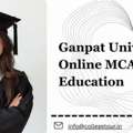 Ganpat University Online MCA Education