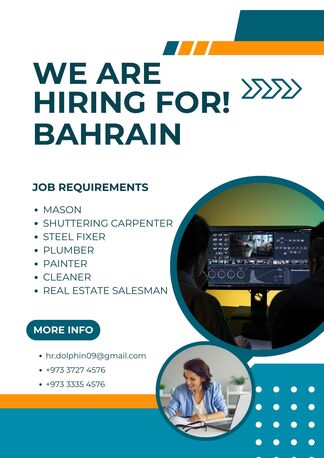 Jidhafs, Jobs, WANTED FOR BAHRAIN