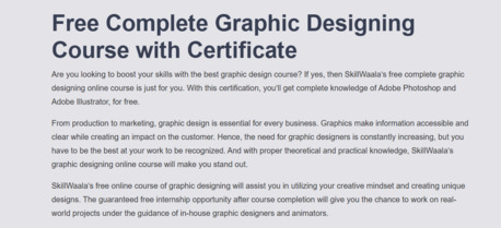 Jaipur, Education, Skillwaala Free Graphic Designing Course &ndash; Learn Online & Offline