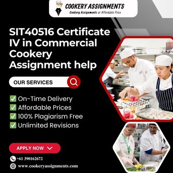 Sydney, Education, Master SIT40516 Certificate IV In Commercial Cookery &ndash; Professional Cookery Assignment Hel