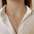 Elegant Israel Outline Necklace By Alev Jewelry