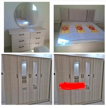 Al Malqa, Furniture, SAR 11,  New Bedroom Set Single Bed And Wardrobe