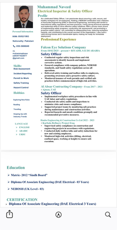 Riyadh, Job Seekers, Safety Officer