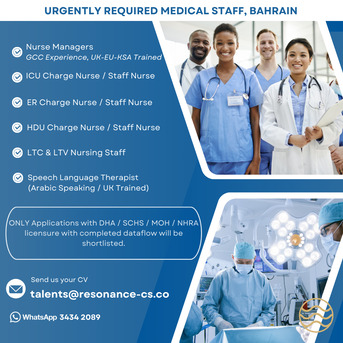 Manama, Jobs, Urgent ICU, HDU, LTC, ER NURSES