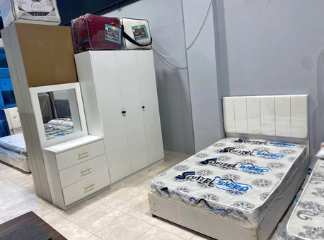 Jeddah, Furniture, SAR 3,  New High Quality Single Bed ,medium Bed ,double Bed Wardrobes And Dresser Available