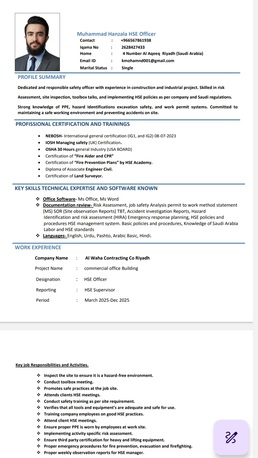 Riyadh, Job Seekers, HSE Officer