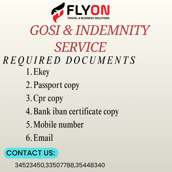 Manama, Business, We Are Offering To GOSI & INDEMNITY SERVICE For Best Rate