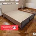 BHD 36,  ✅️ Heavy Duty King Size Wooden Bed Frame For Sale In Good Condition With Delivery