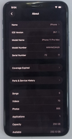 Riffa, Mobile Phones, BHD 94,  IPhone 11 Pro Max 256GB &ndash; Excellent Condition &ndash; 94 BD (Negotiable)