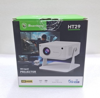 Manama, Electronics, BHD 23,  New 4K Smart Android Projector Built In Youtube + PlayStore & Wireless Screen Sharing