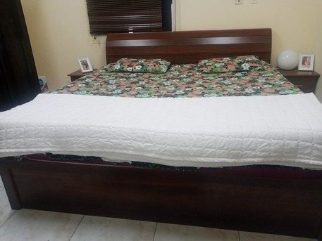 Jubail, Furniture, SAR 800,  I Want To Sell My 200*200 Bed Only, 6 Doors Wardrobe And 2 Side Tables