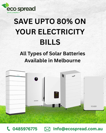 Melbourne, Farm & Garden, AUD 999,  Save Up To 80% On Electricity Bills With Eco Spread Solar Batteries
