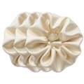 INR 999,  Buy Cream Beige Large Silk Scrunchies Set Of 3 Online