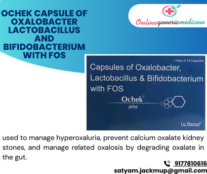 New York, Health, Buy Ochek Capsule | Capsules Of Oxalobacter Lactobacillus And Bifidobacterium With FOS