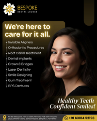 Bangalore, Dental, Best Dental Clinic In  Sanjay Nagar - Bespoke Dental Lounge