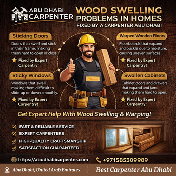 Abu Dhabi, Business, Wood Swelling Problems In Homes Fixed By A Carpenter Abu Dhabi