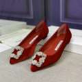 USD 179,  Manolo Blahnik-Inspired Flats At BragMyShoe.com