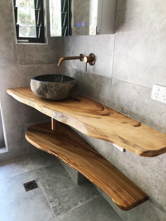 Brisbane, Business, Custom Timber Bathroom Vanity Brisbane The Slab Lads