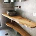 Custom Timber Bathroom Vanity Brisbane The Slab Lads