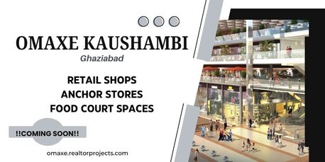 Lucknow, Shops, INR 10000000,  50 Sq. Meter,  Secure Retail Space In Omaxe Kaushambi Ghaziabad