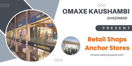Lucknow, Shops, INR 10000000,  50 Sq. Meter,  Secure Retail Space In Omaxe Kaushambi Ghaziabad