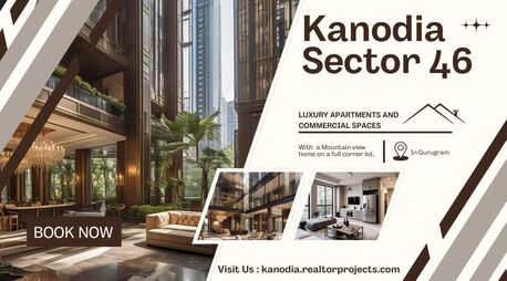 Gurgaon, Real Estate For Sale, Studio,  Kanodia Sector 46 &ndash; Mixed Use Development Apartments And Commercial Space