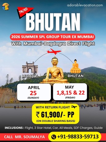 Kolkata, Travel, Bhutan Package Cost From Mumbai