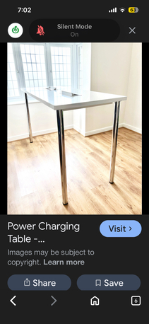 Jubail, Furniture, SAR 200,  IKEA Table Big White Adjsustable