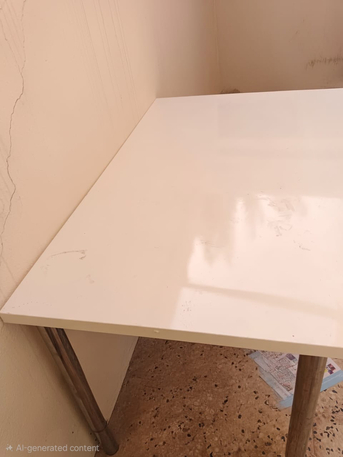 Jubail, Furniture, SAR 200,  IKEA Table Big White Adjsustable
