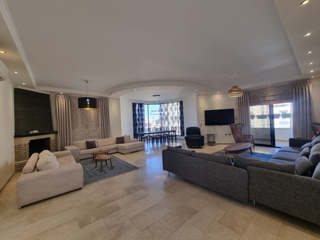 Amman, Apartments/Houses, JOD 17000/year,  Furnished,  3 BR,  290 Sq. Meter,  Full Floor Apartment For Rent In Al Swafiyieh